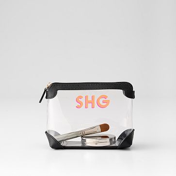 Clear Pouch, Mini, Black