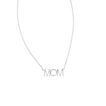 Maya Brenner Pendant Necklace, "Mom"