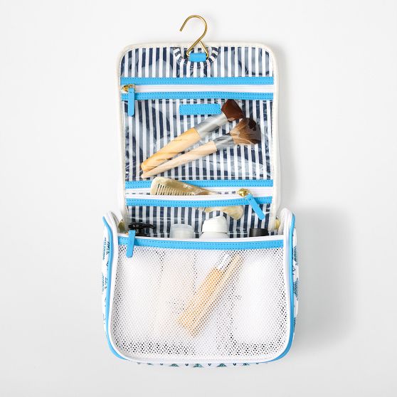 Clear Coated Hanging Travel Pouch