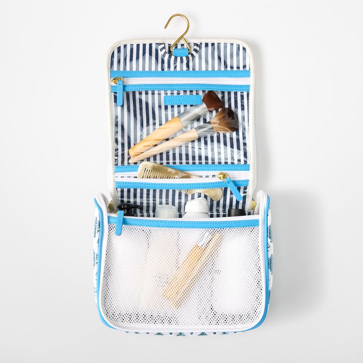 Clear Coated Hanging Travel Pouch