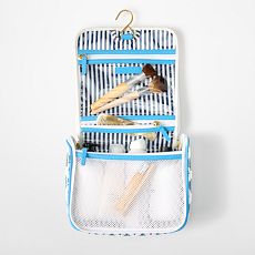 Clear Coated Hanging Travel Pouch