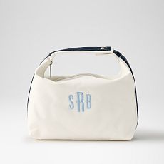 Coated Canvas Travel Pouch