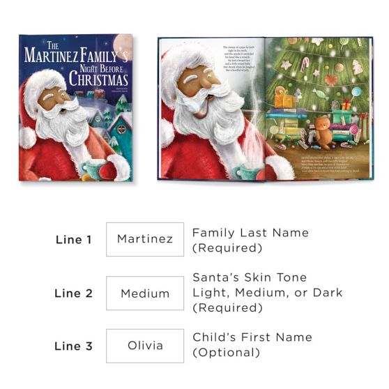 "Our Family's Night Before Christmas" Personalized Children's Book