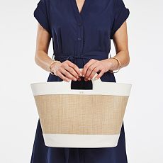 Montauk Raffia Handbag