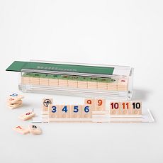 Acrylic Rummy Tile Game Set
