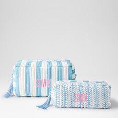 Block Print Travel Pouch Set