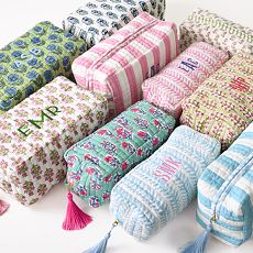 Block Print Travel Pouch Set