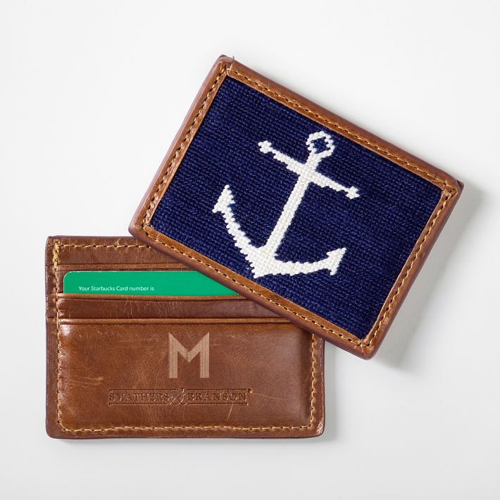 Smathers &amp; Branson Needlepoint Card Case