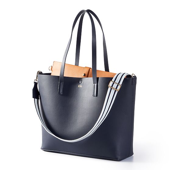 Faux Leather 2-in-1 Tote