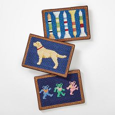 Smathers & Branson Needlepoint Card Case