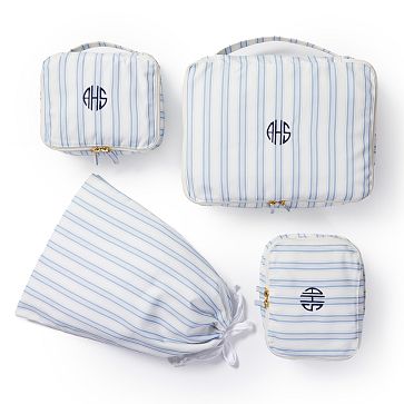 4 Piece Striped Packing Cube Set