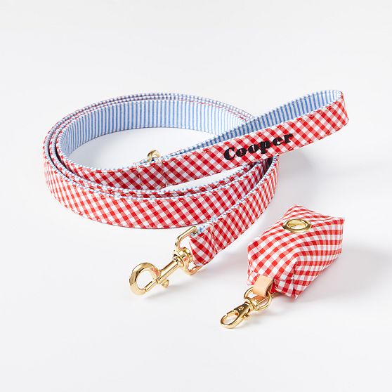 Classic Patterned Dog Leash Set