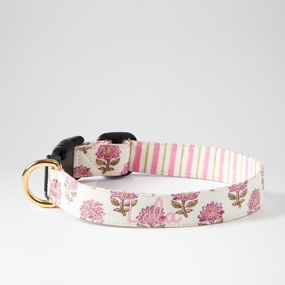 Block Print Dog Collar