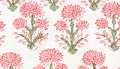 Pink Block Print
