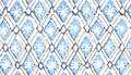 Blue Block Print