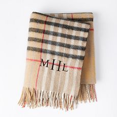 Italian Plaid Throw Blanket