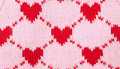 Diamond Hearts Pink-Red