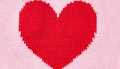 Single Heart Pink-Red