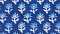 Block Print Blue Flower