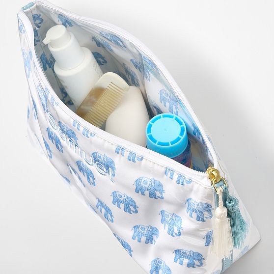 Clear Coated Travel Pouch, Set of 2