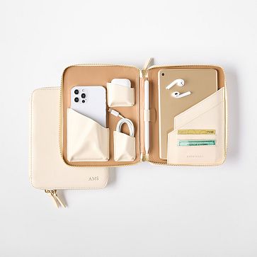 Essential Tech Folio, Small, Tan-Camel