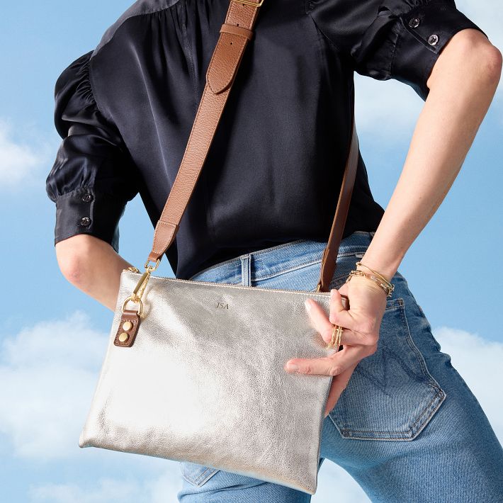 ★MUCENT★ Lienne side zipper leather shoulder bag unisex 2 essential-leather-zipper-