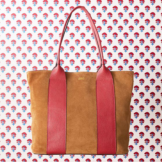 Luciana Italian Suede Tote