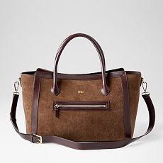 Zoe Leather Work Tote