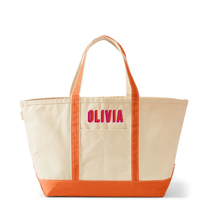 バッグ vaultroom LOGO CANVAS TOTE BAG / ORANGE LOGO CANVAS TOTE BAG / ORANGE – VAULTROOM