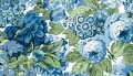 Rose and Peony Blue-Green
