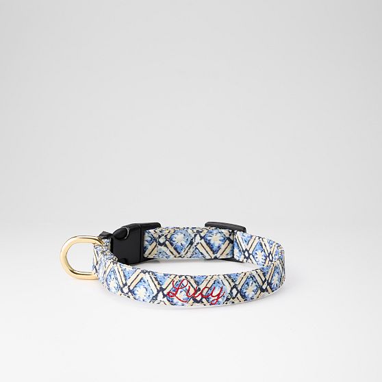 Block Print Dog Collar