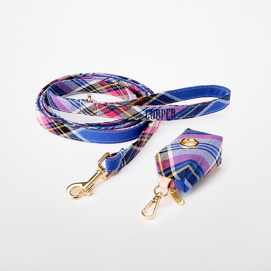 Classic Patterned Dog Leash Set