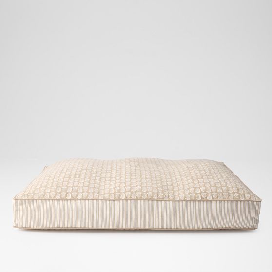 Dog Pillow Bed - Medium - Desert Flower Block Print