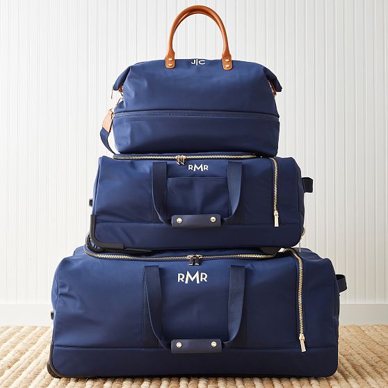 Terminal 1 Checked Rolling Duffle Bag