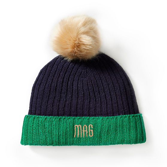 Colourful Pom Pom Hat