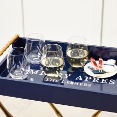 MacKenzie-Childs Royal Check Round Tray