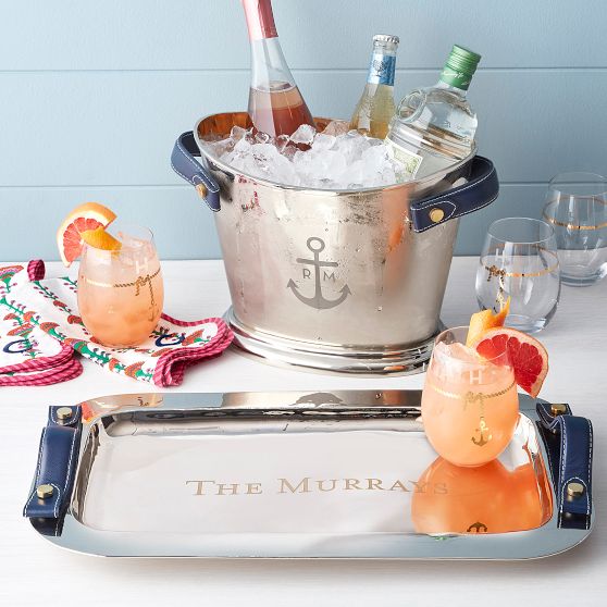 Montauk Silver Party Tub