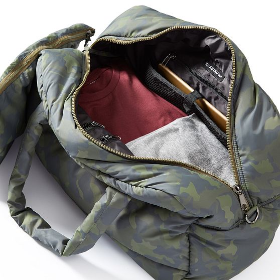 Camo Lightweight Puffer Overnighter