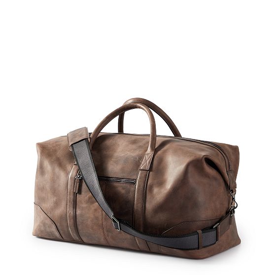 Mark & Graham Canvas and Leather Weekender Bag - Thumbnail 3