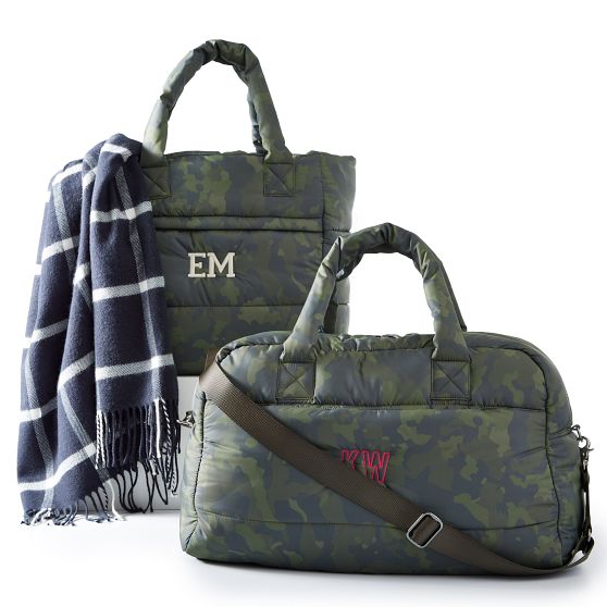 Camo Lightweight Puffer Overnighter