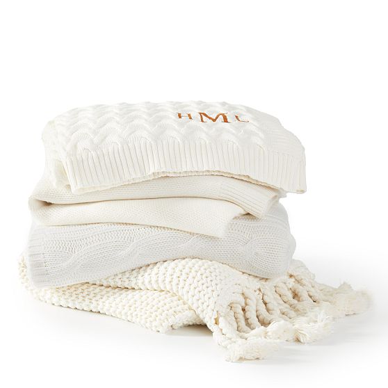 Chunky Knit Throw Blanket
