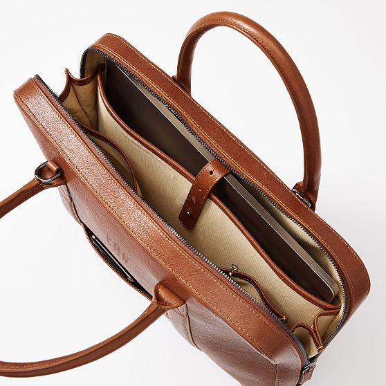Carson Leather Briefcase - Elegant Travel Essential | Mark
