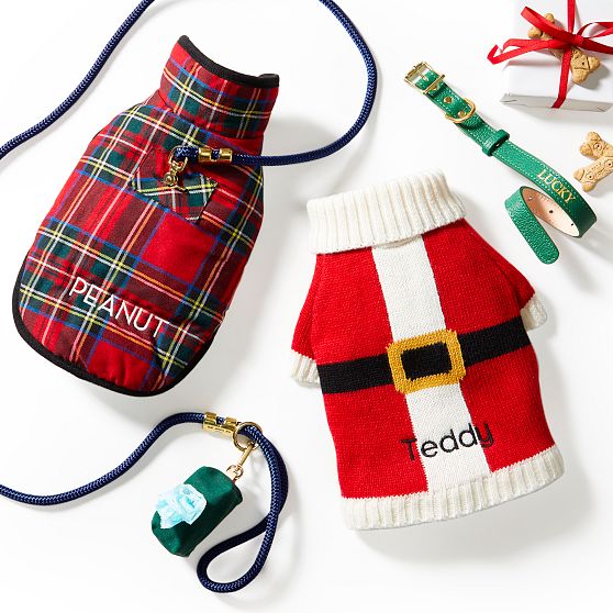 Santa Knit Dog Sweater