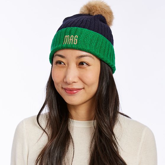 Colourful Pom Pom Hat