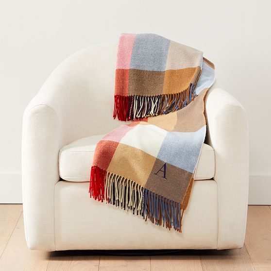 Italian Colourblock Throw Blanket