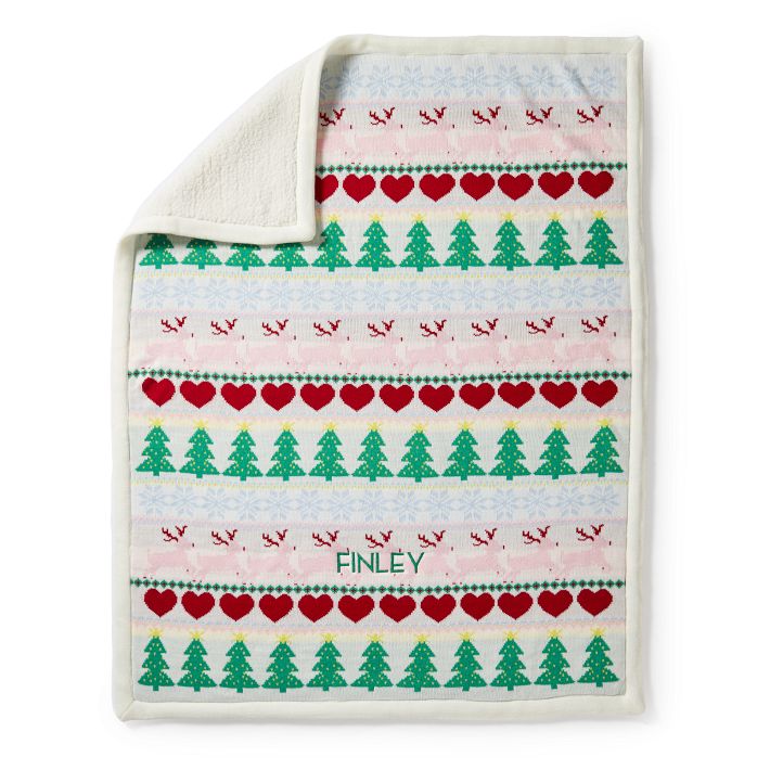 Fair Isle Baby Blanket