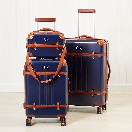 Expandable Terminal One Luggage and Cosmetic Case Crossbody Set