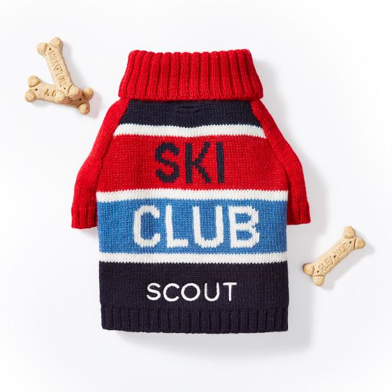 Ski Club Dog Sweater