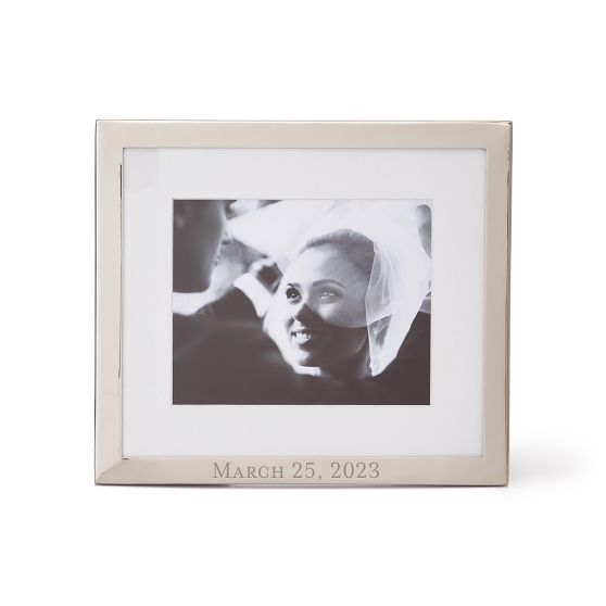 Personalized Classic Silver Photo Frame