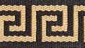 Tan Greek Key